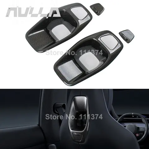For Xiaomi YU7 2025-2026 Headrest Seat Backrest Cover Decorative ABS Carbon Shell Protection Accessories