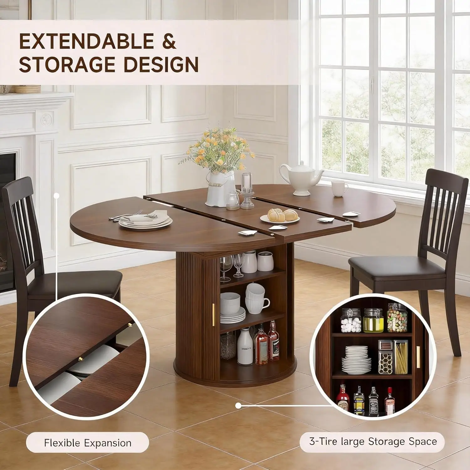 Thumbnail 3 - #10 Cheap Extendable Dining Tables Worth Buying