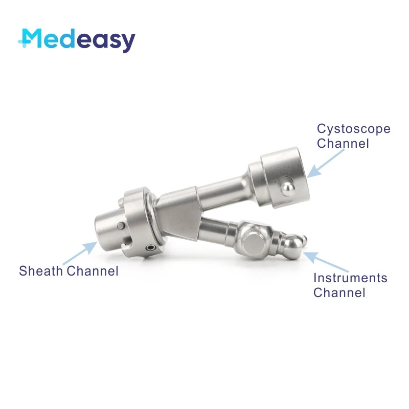 Single/Double Channels Cystoscope Endoscope Bridge/Working Element for Urology