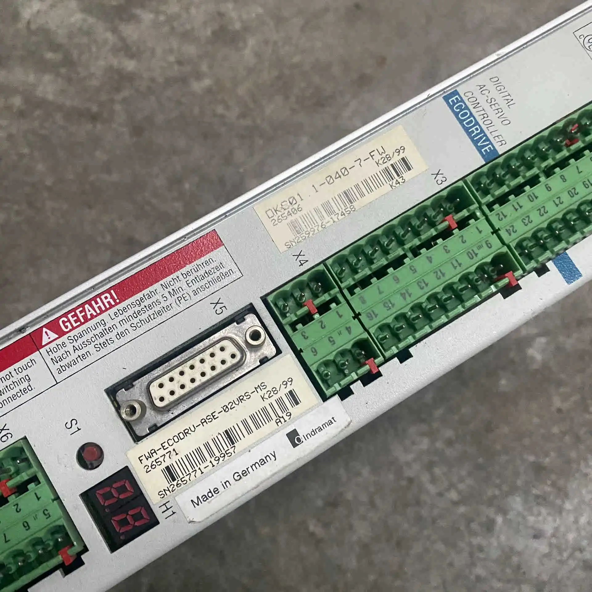 DKC01.1-040-7-FW Сервопривод для Rexroth