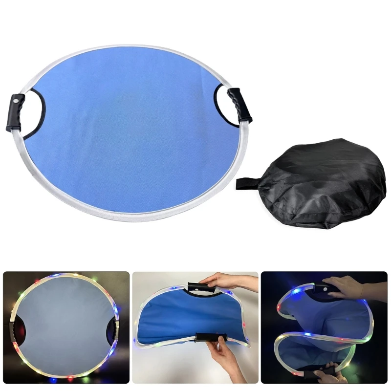 Waterproofed Duck Down Fabric Snow Sled Bag Coldproof Nylons Snow Saucer for Families Fun 4XBB