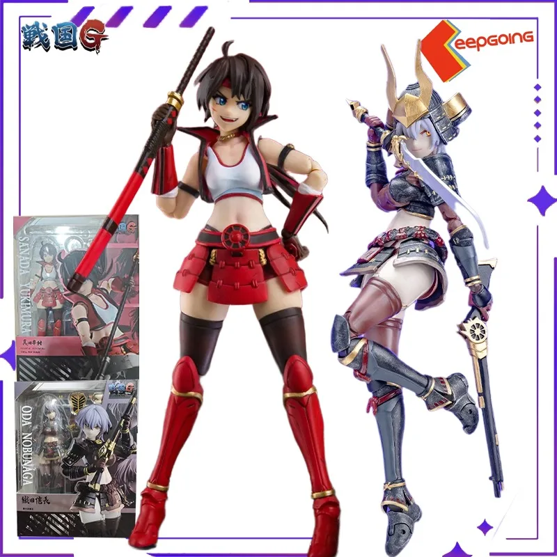 

KEEPGOING оригинальная супер подвижная кукла серии «Warring States G», 1:12, «Санда Юкимура», модель игрушки ручной работы, подарок для мальчика на складе