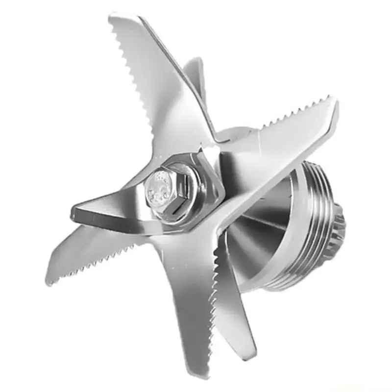 D0AB Processor Mixing Knives Blade Head Stainless Steel Blade Replacement Accessories with Wrench Tool