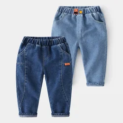 Casual soft Kids Denim Pants 2024 New Autumn Boys Jeans 2-8T