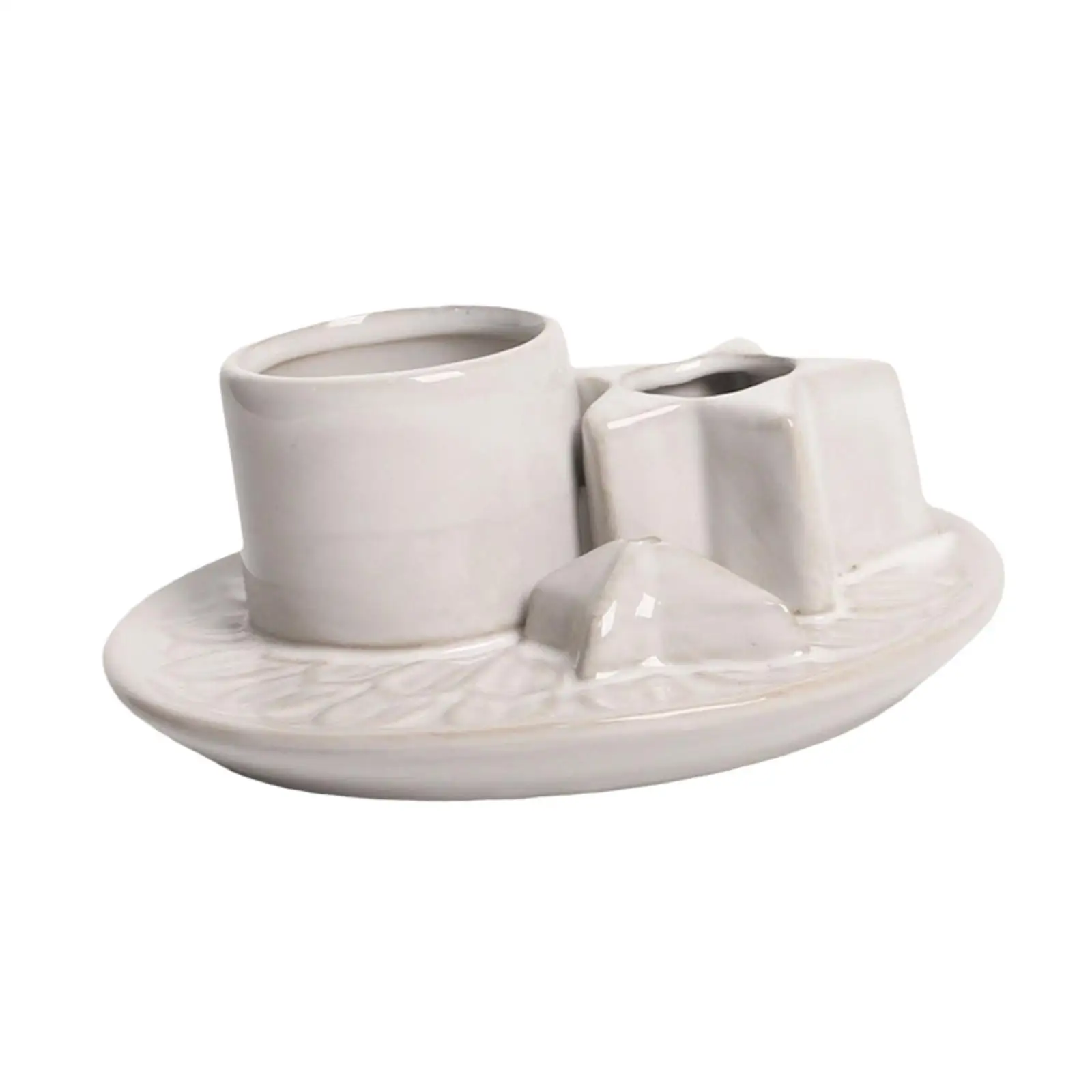 Creative Nordic Incense Holder Porcelain Burner for Yoga Room Kitchen Coffee Shop Decor