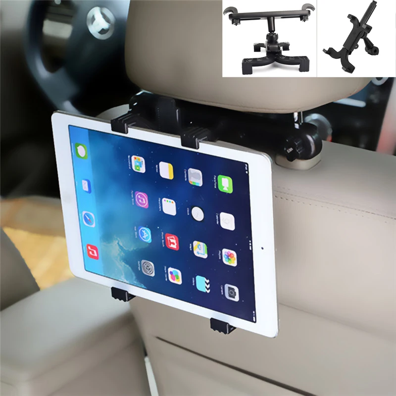 Car Back Seat Headrest Mount Holder Stand For 7-11 Inch Black Car Seat Back Bracket Accessories In Cars For Ipad