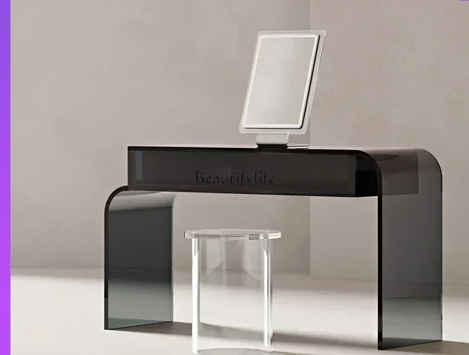 

FG10*creative transparent integrated dresser light luxury modern simple desk