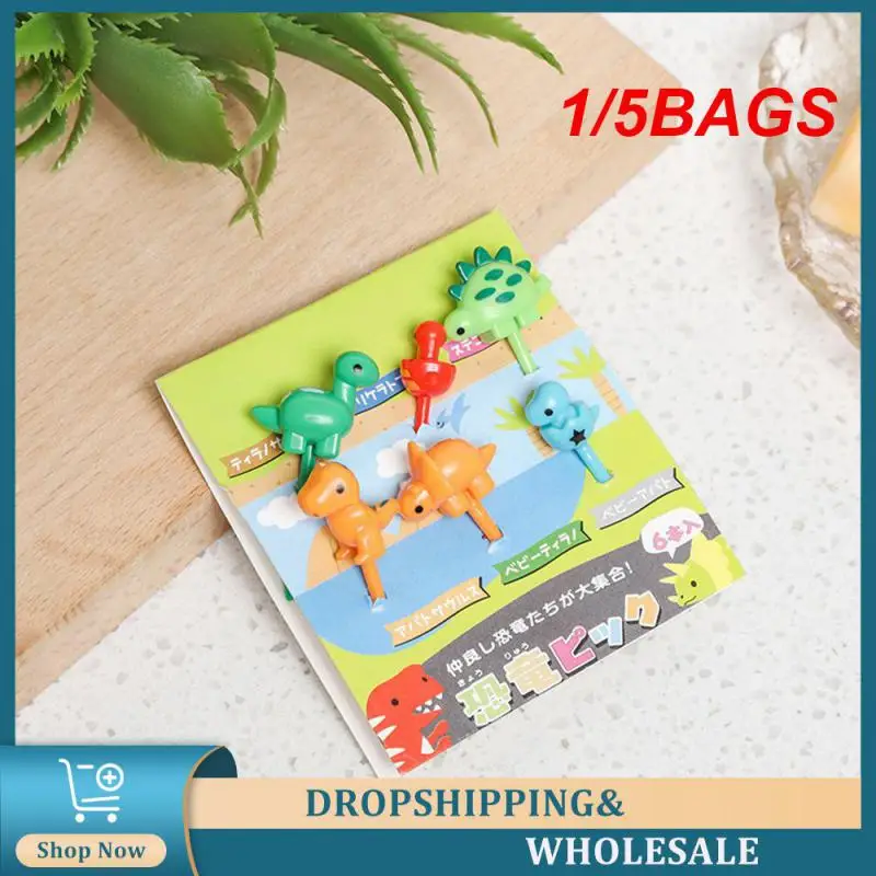 1/5BAGS Decorative Accessories Food Selection Durable Unique The Best Selling Kids Food Picks Whimsical Fork Creative