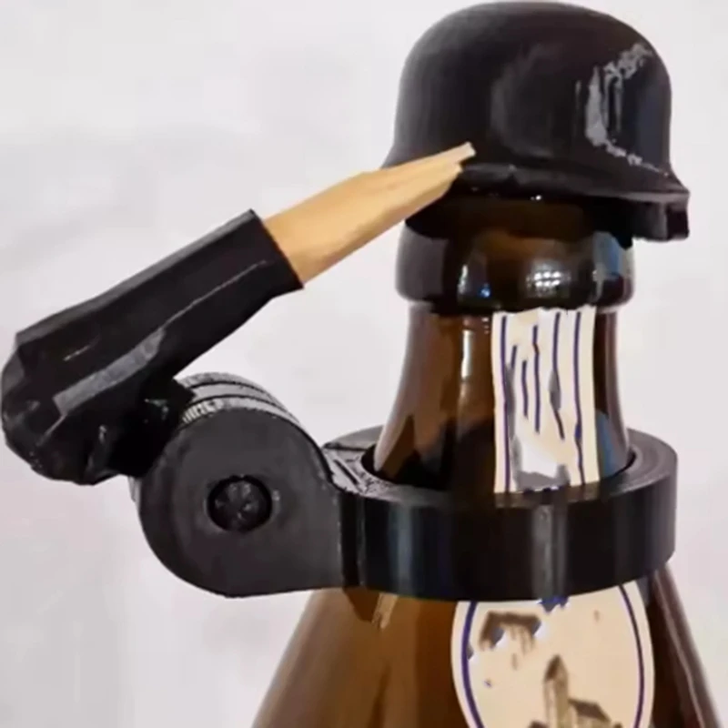 Helmet Craft Beer Bottle Caps Salute Beer Bottle Few Saluting Beer Bottle Helmet-A49I - view 4