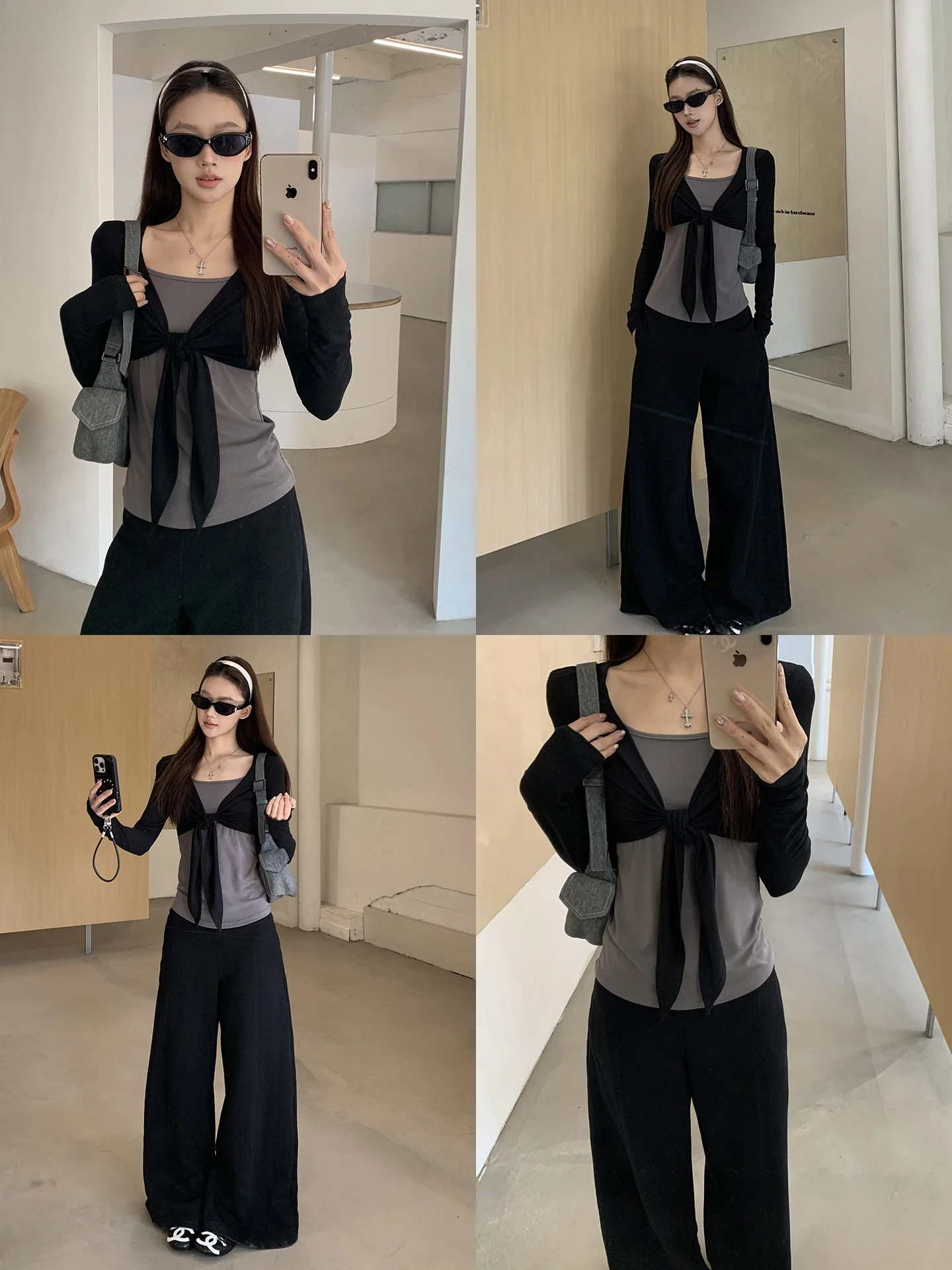 

Женская приталенная футболка с длинным рукавом, новинка весенней коллекции, в корейском стиле, для повседневной носки, с дизайнерским акцентом в стиле G-SLE Spicy Girl