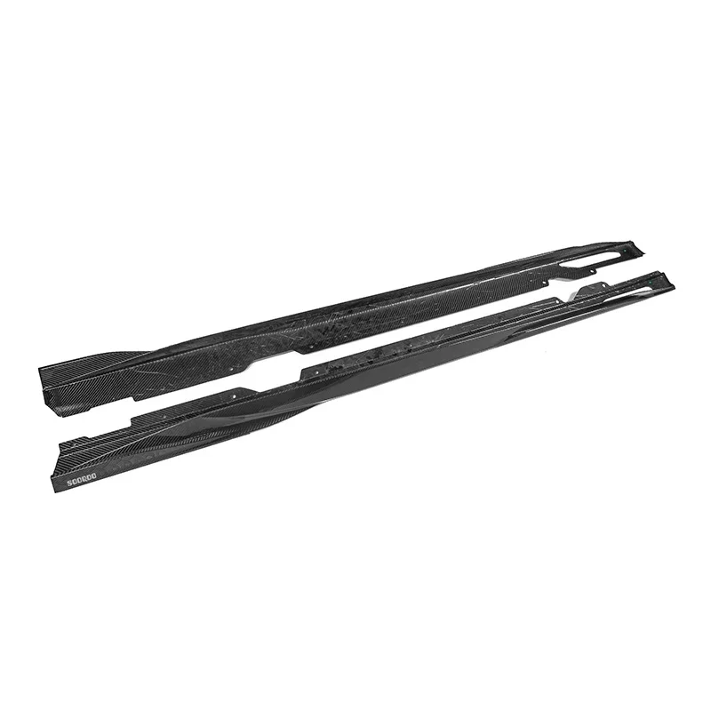 SQ style For 4 Series G26 4-Door 2021 2022 2023  Dry Carbon Fiber Front Bumper Side Skirts G26 Side Skirts