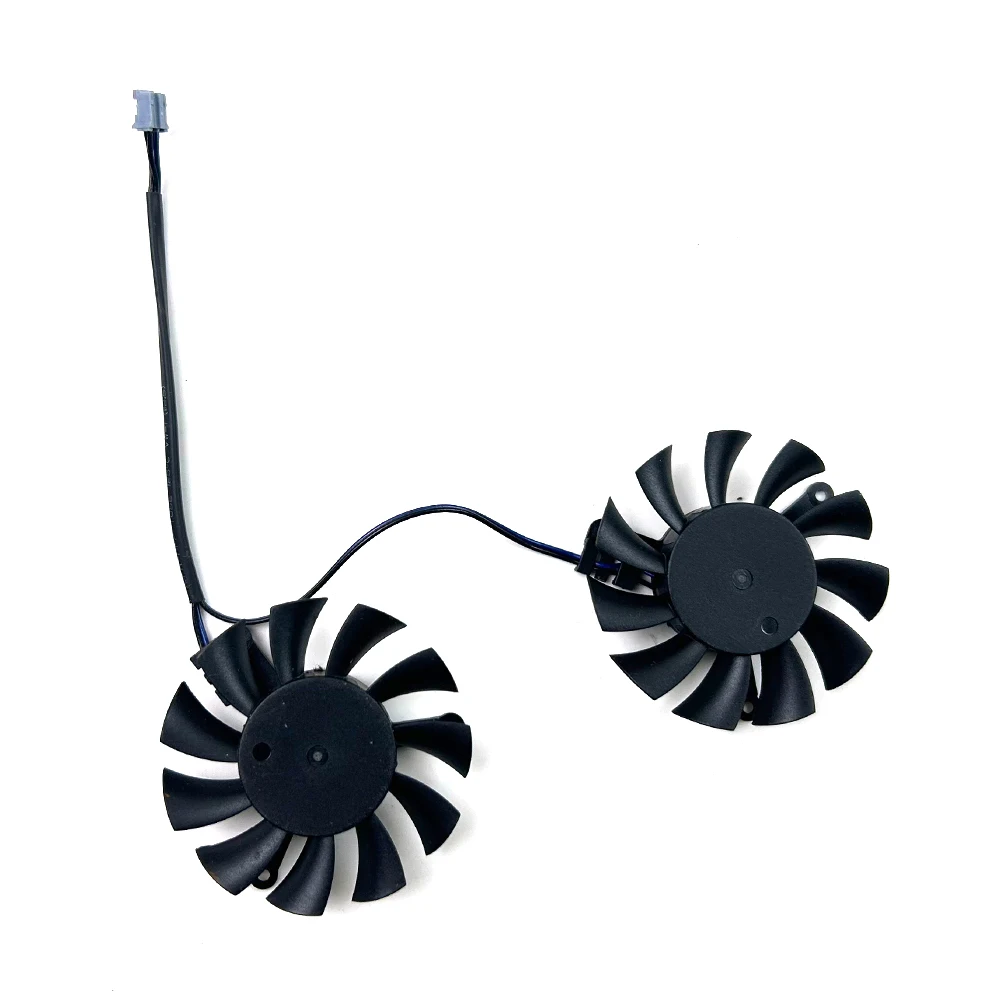 NOWY wentylator chłodzący 46mm 2pin HA5510H12F-Z 2pin 0.30A GTX1650 LP OC GPU FAN do MSI GTX1650 LP OCV1 wentylator zamienny karty graficznej