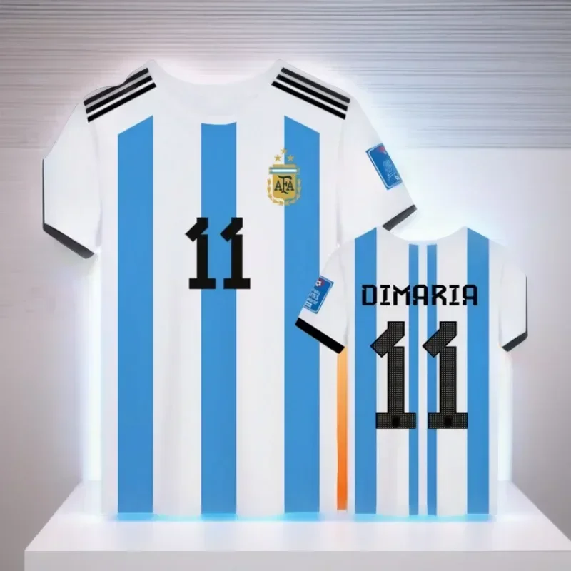 2425 Latest Hot Sports Shirt Series Argentina Qatar Training Uniform Fan Edition Same Summer Men's and Boys' T-shirt Comfortable