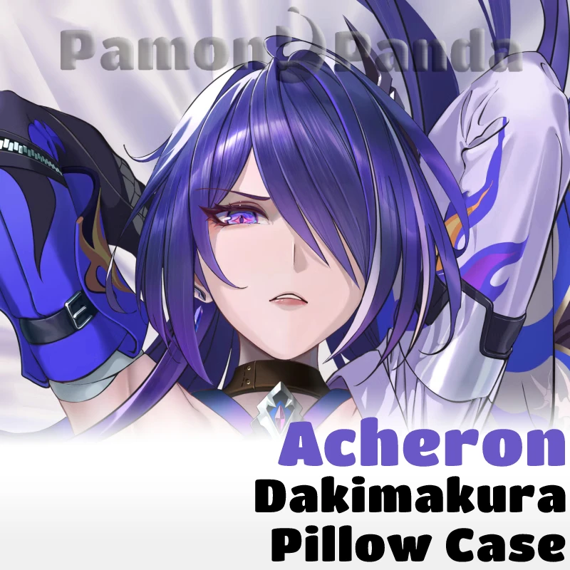 Acheron Dakimakura Honkai Star Rail Pillow Case Hugging Cushion Cover Full Body Sexy Pillowcase Home Bedding Decor Otaku Gift