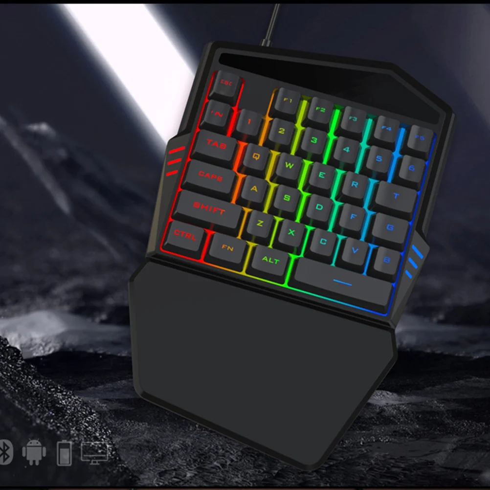 Stylish Gaming Keyboard Backlight Keyboard E-Sport Keyboard Computer Game Keyboard Play Game Keyboard for Home Dorm