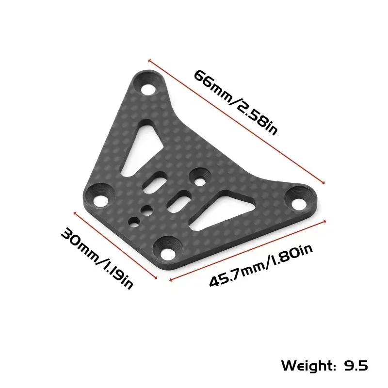 Piastra superiore in fibra di carbonio TO-213-MP10 per accessori per parti di aggiornamento per auto Kyosho MP10 RC