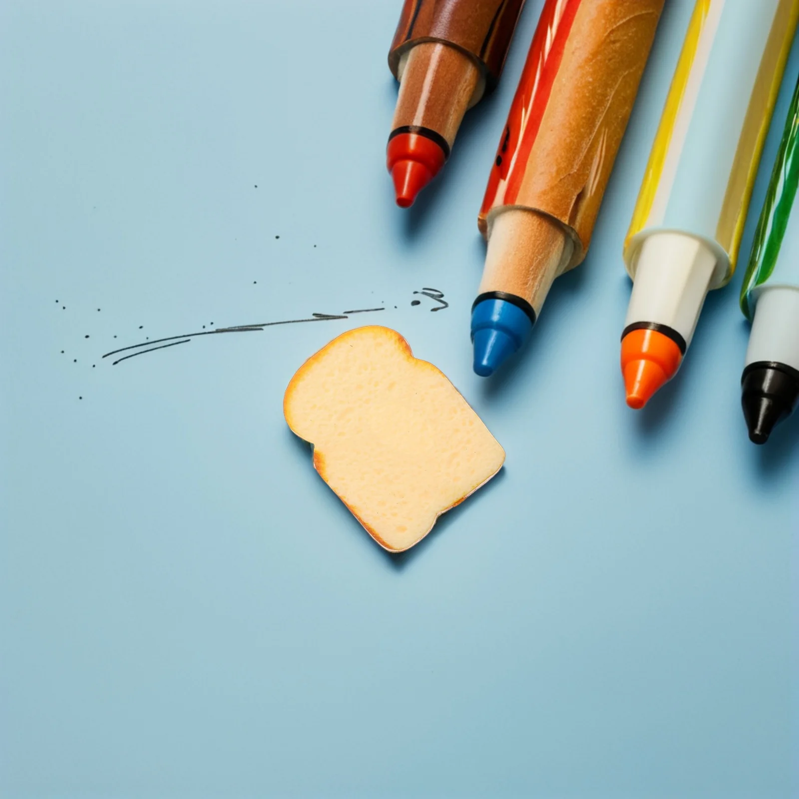 

20Pcs Realistic Fake Food Bread Slices Simulation Toast Artificial Simulated Sliced Bread for Food Display Photography Prop