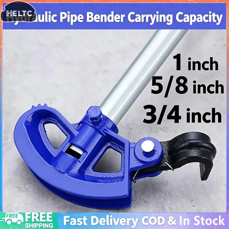 Heavy Duty Manual Pipe Bender High Strength Steel Rust Proof Coating For Plumbing DIY Pipe Bending Work