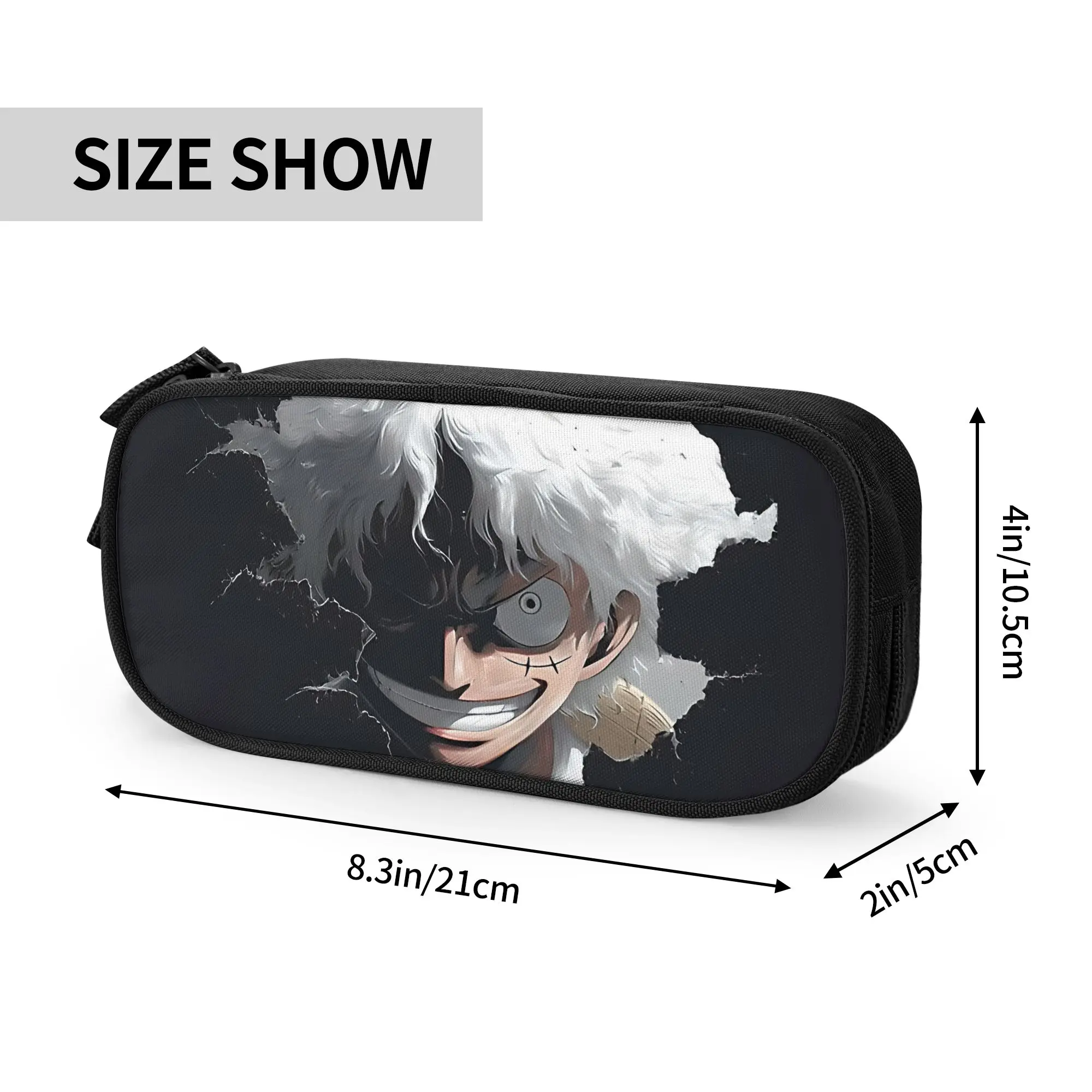 Custom Luffy Gear 5 Joy One Piece Large Capacity Bags for Child  Handheld Study Bag for Boys Gilrs Kids