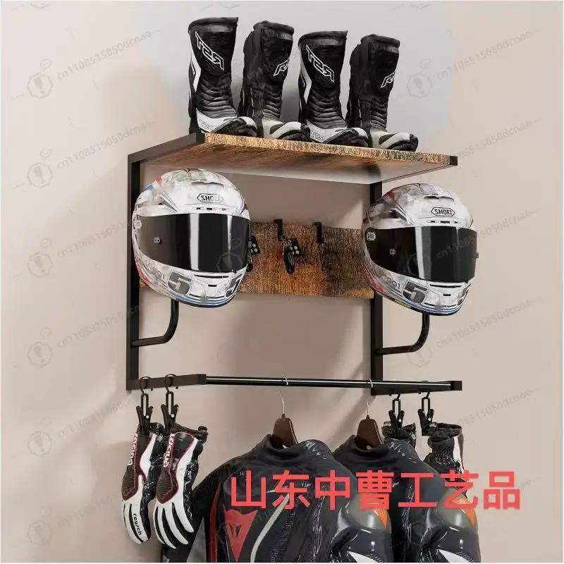 

Стеллаж для витрины для шлема Настенная вешалка Стеллаж для хранения Входной вход Вешалка для спортивного снаряжения