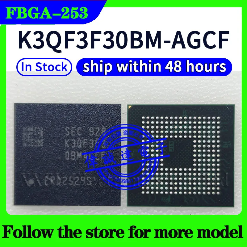 K3QF3F30BM-AGCF FBGA-253 DRAM В наличии