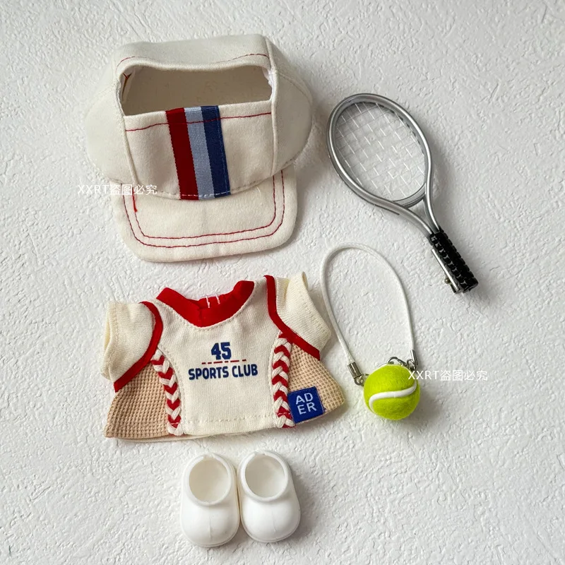 

Labubu Vintage Labubu Doll Clothes 1st-3rd Gen 17cm Labubu Clothes Vinyl Doll Keychain Outfits Accessories