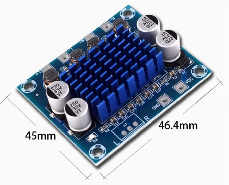 TPA3110 Audio Amplifier Board, TPA3110 XH-A232 30W+30W 2.0 Channel Digital Stereo Audio Power Amplifier Board 8-26V 3A