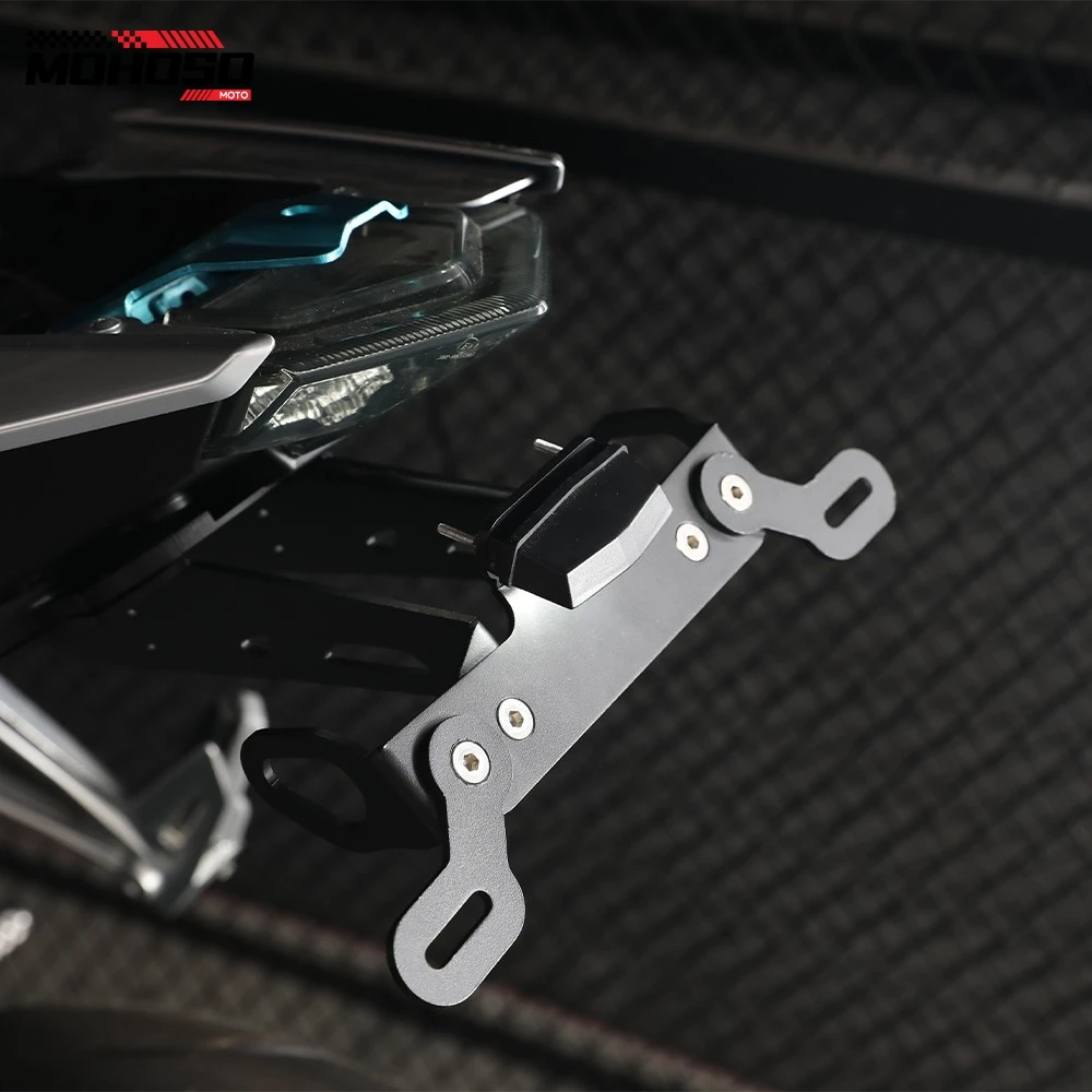 

Motorcycle Accessories License Plate Holder Frame Bracket For YAMAHA MT09 FZ09 MT 09 FZ 09 MT-09 FZ-09 2021-2022-2023-2024