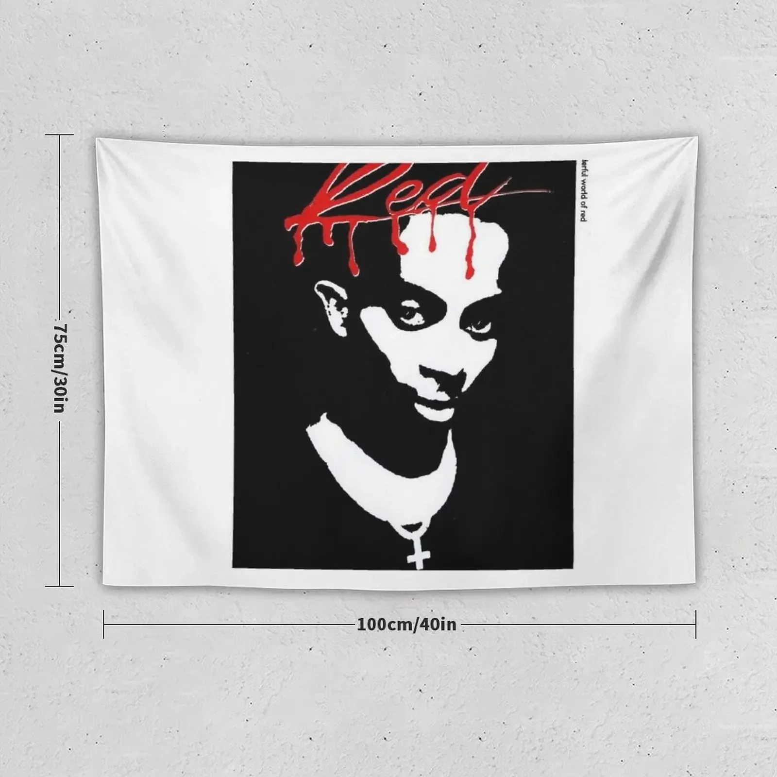 Playboi Carti Whole Lotta Red Tapestry House Decor Bedroom Decor Aesthetic Decoration For Home Tapestry