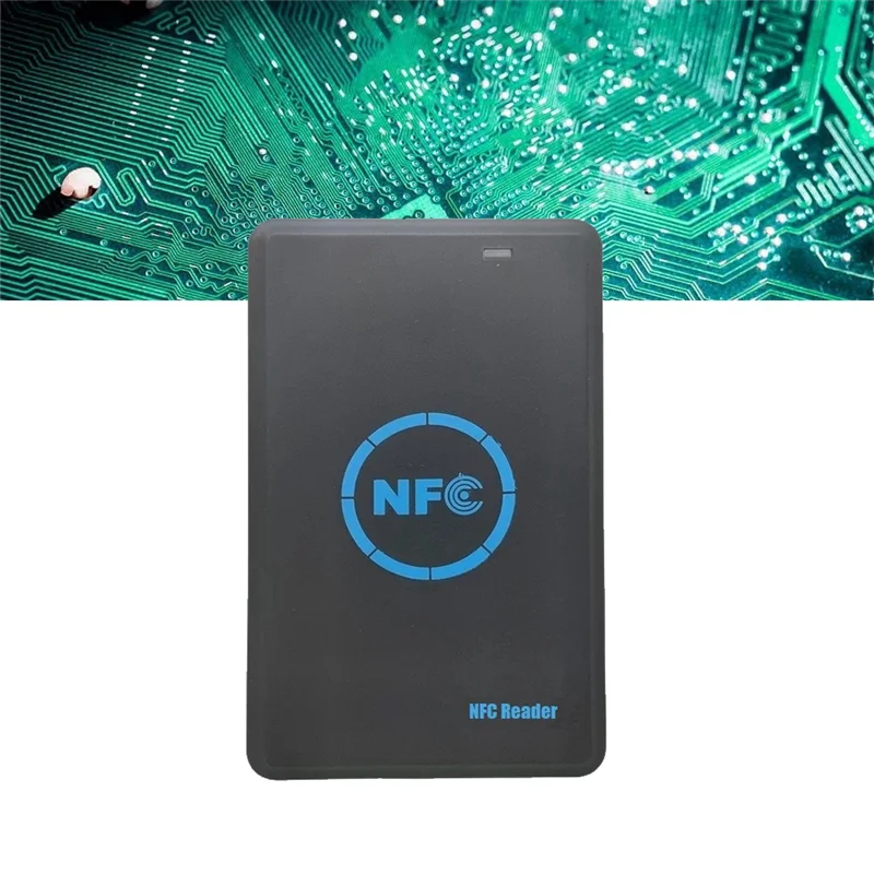 -A89Z 2Xuid Keychain NFC Reader Copier+ RFID Smart Chip Duplicator 5 Frequency HID 125K/IC/ID 13.56M 125K Token Writer Clone