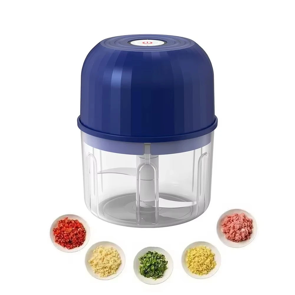 260ML Elektrische Knoblauchpresse Fleischzerkleinerer Zwiebelhacker Gemüse-Chili-Mixer Küchengerät Vanille