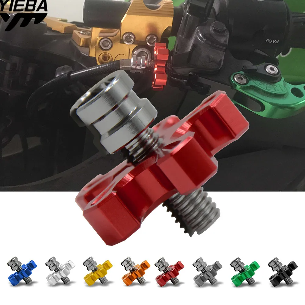 

FOR AJP PR4 125/200 GSXR600 GSXR750 08-14 XJR400 RMZ450 Universal M8*1.25Motorcycle CNC Aluminum Clutch Cable Wire Adjuster