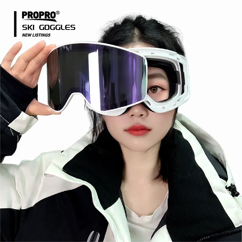 

PROPRO Goggles Adults Magnetic Ski Goggle Snowboard Mask Adult Outdoor Sports Winter Professional Men Women Ski Goggles Set