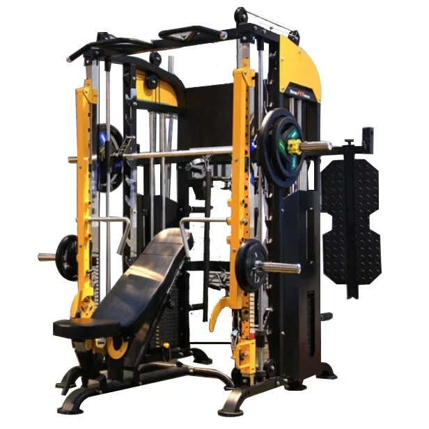 mutli function station barbell rack commercial gym equipment fitness equipment smith machine strength training/fitness/gym