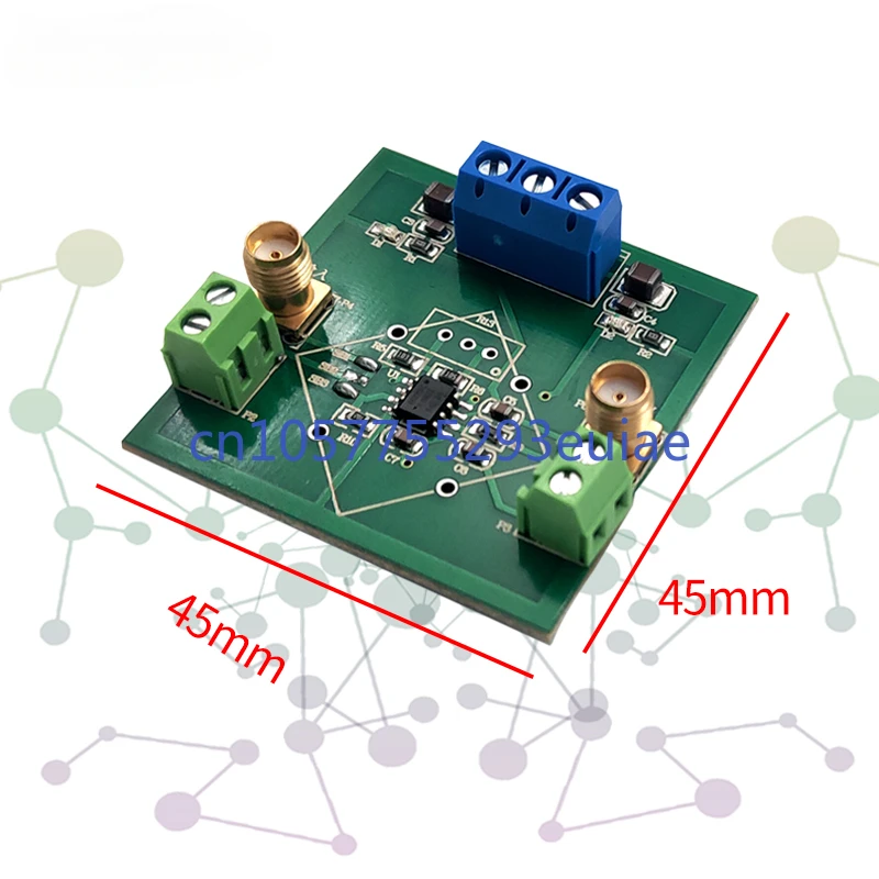 High impedance operational amplifier module OPA129 electrode signal conversion IV conversion, amplify weak signals