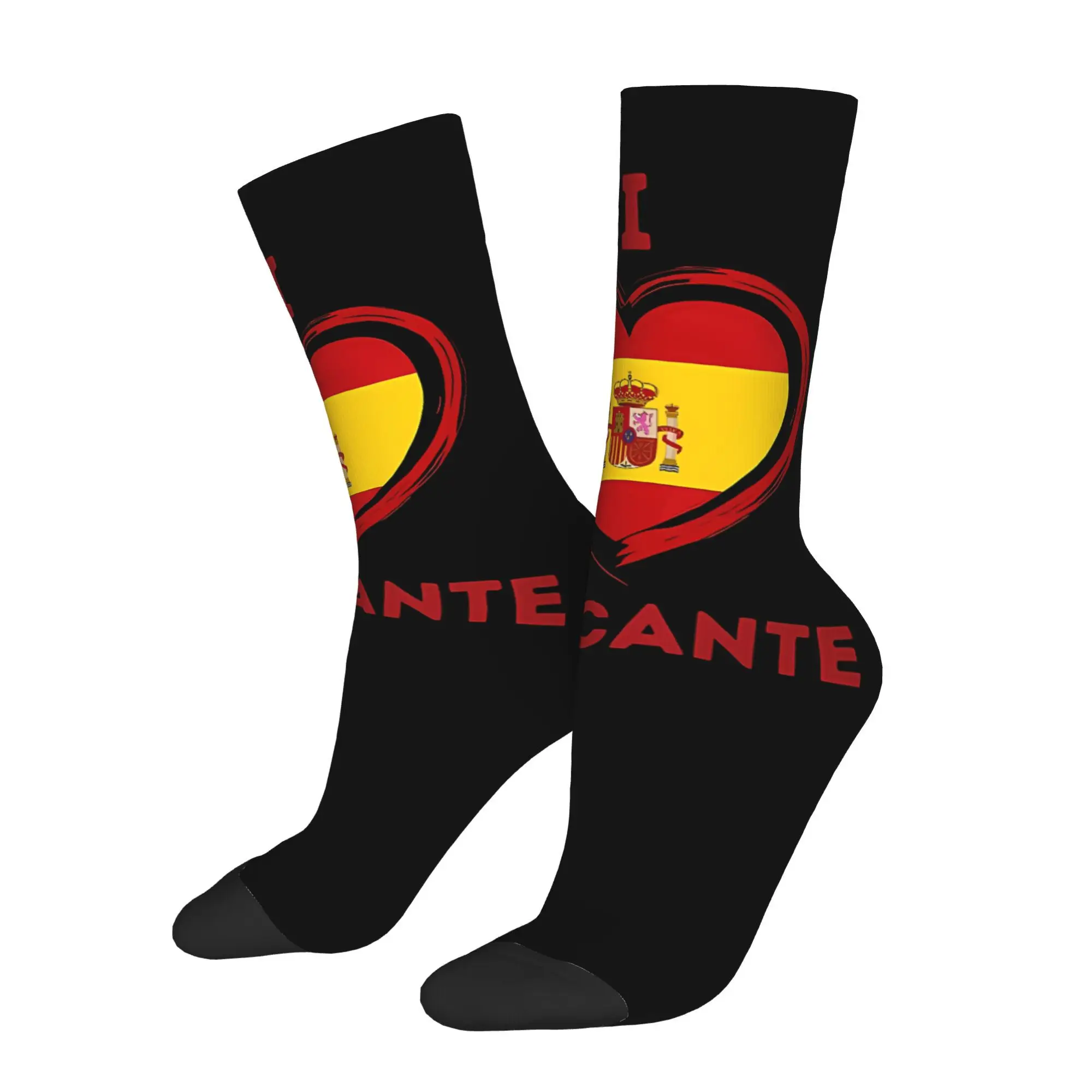 

Love Alicante Spain Socks Male Mens Women Winter Stockings Hip Hop