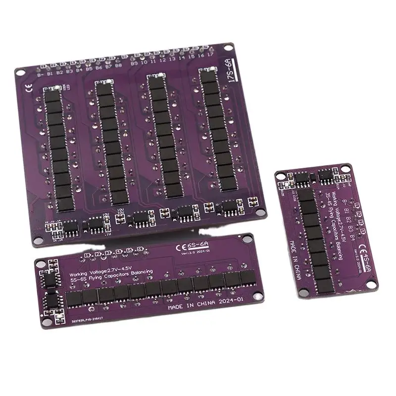 6A المعادل النشط موازن المجموعة الكاملة Lifepo4 18650 بطارية ليثيوم نقل الطاقة 4S 6S 17S مكثف المعادلة