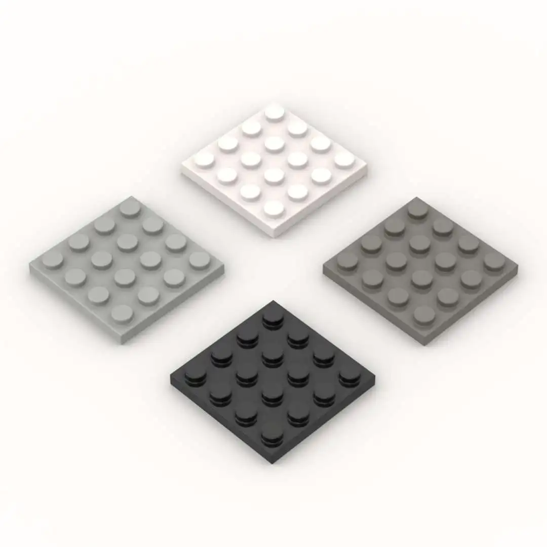 แผ่นประกอบชิ้นส่วน 10 ชิ้น รุ่น 3031 แผ่น 4x4 สำหรับสร้างบ้าน ปราสาท ตัวต่อแบบอนุภาค บล็อกตัวต่อ 100% เข้ากันได้กับตัวต่อ DIY ของเล่น