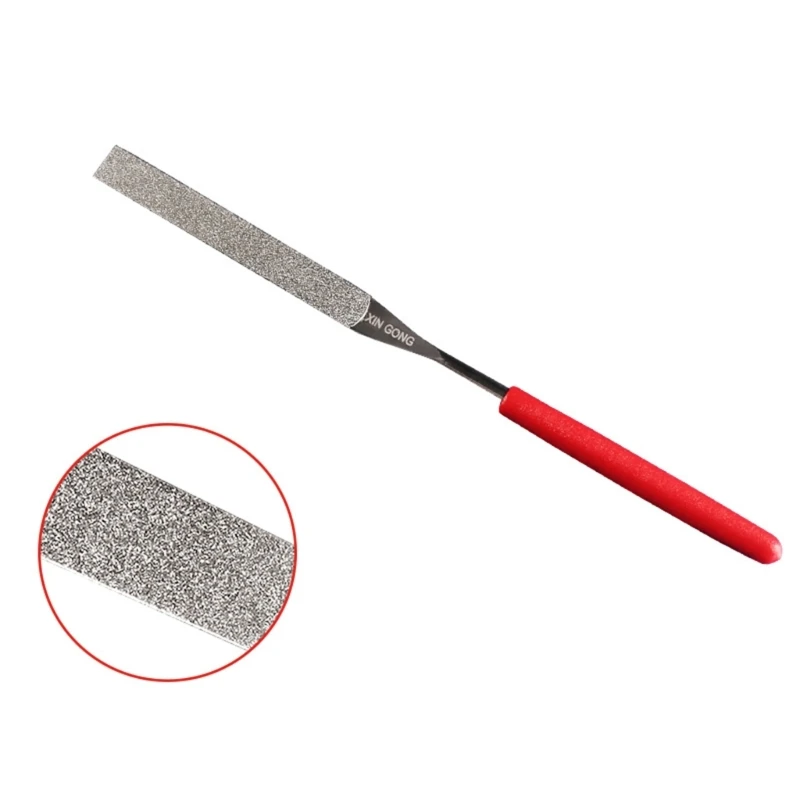 Premium Alloy Steel Needle File Flat File with Diamond Coating for Fine Grinding and Sculpting in Mold Making and Crafts