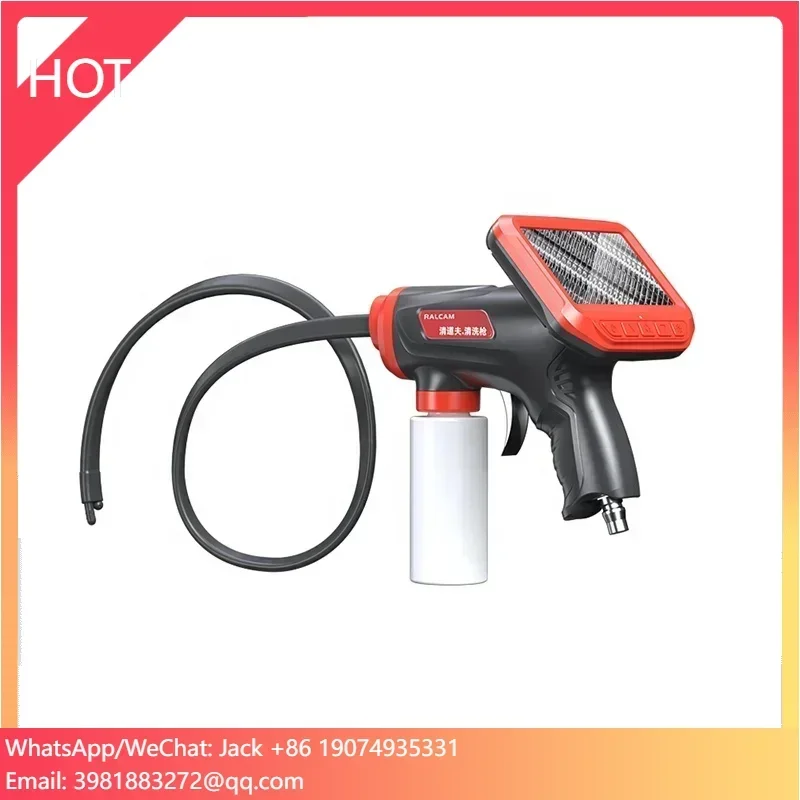 Factory Custom 4.3 Inch HD With LED Inspection Camera  IP67 Endoscope Cleaning Tool 2 Million Pixel Lens Car Evaporator Wash