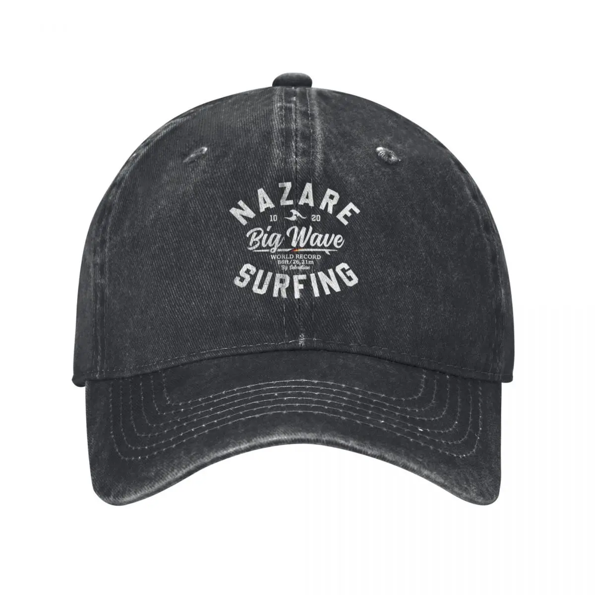 NAZARE BIG WAVE WORLD RECORD 26.21m BY SUBGIRL Baseball Cap Luxury Hat funny hat Women Hats Men's