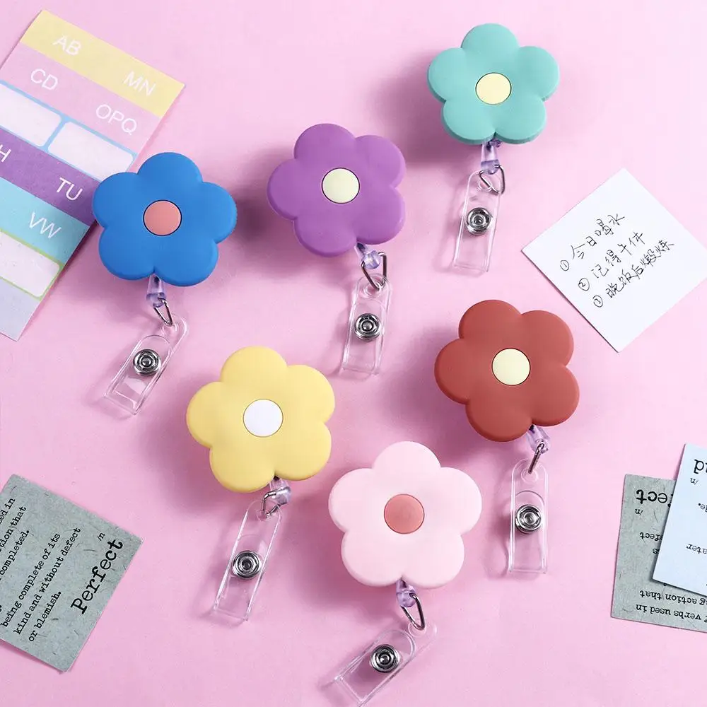 

Keys Lanyard Elegant Work Card Clip Chest Card Retractable Badge Reel Name Card Holder ID Card Clips Nurse Badge Holder