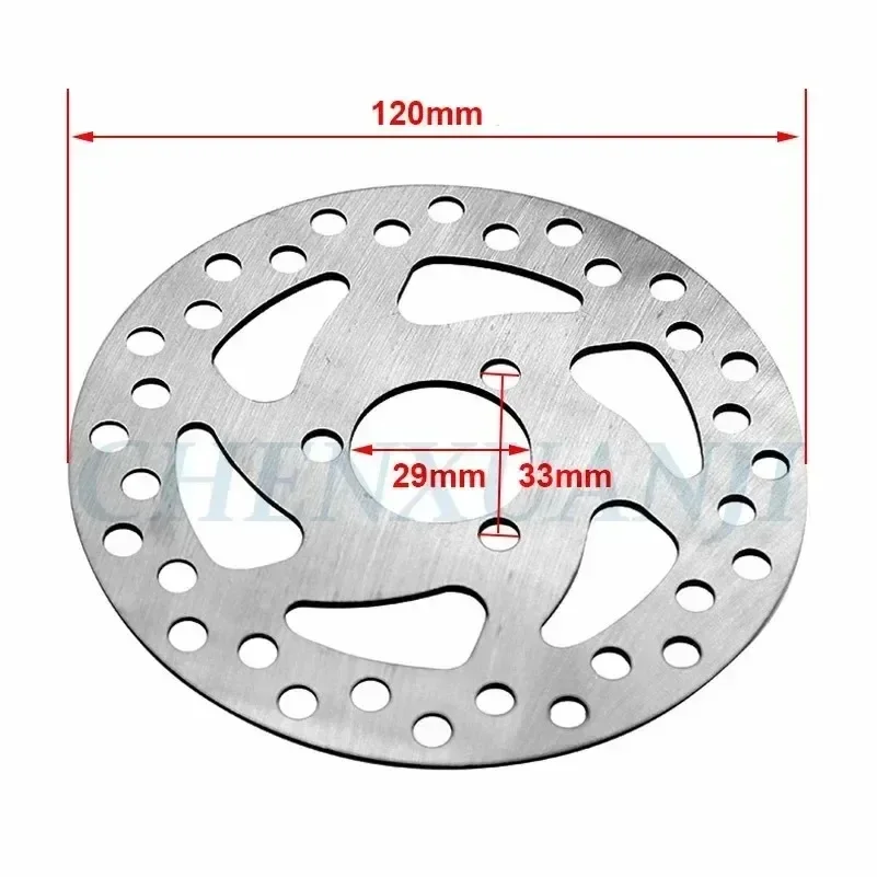 Freio a disco rotor de aço inoxidável para scooter elétrico, Mountain Road Cruiser Bike, peças de bicicleta, acessórios MTB, 120mm