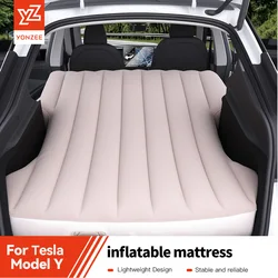 YZ-carro inflável Camping colchão, colchão de ar automóvel, auto-inflar, viagem cama de dormir, Tesla Modelo Y