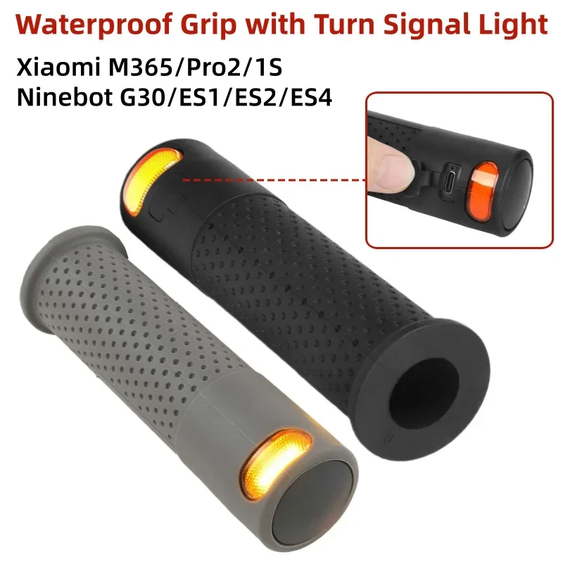 

Electric Scooter Accessiores Waterproof Grips USB Rechargeable Turn Signal Light for Xiaomi M365 Pro2 1S Ninebot G30 ES1 ES2 ES4