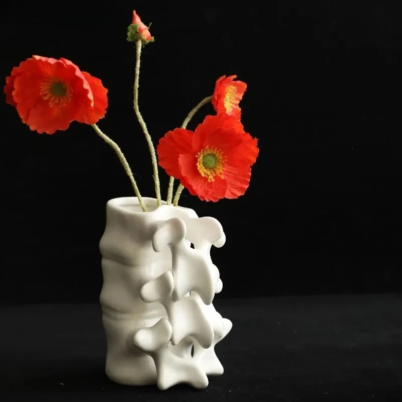 Vertebrate Model Ceramic Vase Flower Arrangement Coffee Cup Milk Mug Pen Holder Hydroponic Vase Water