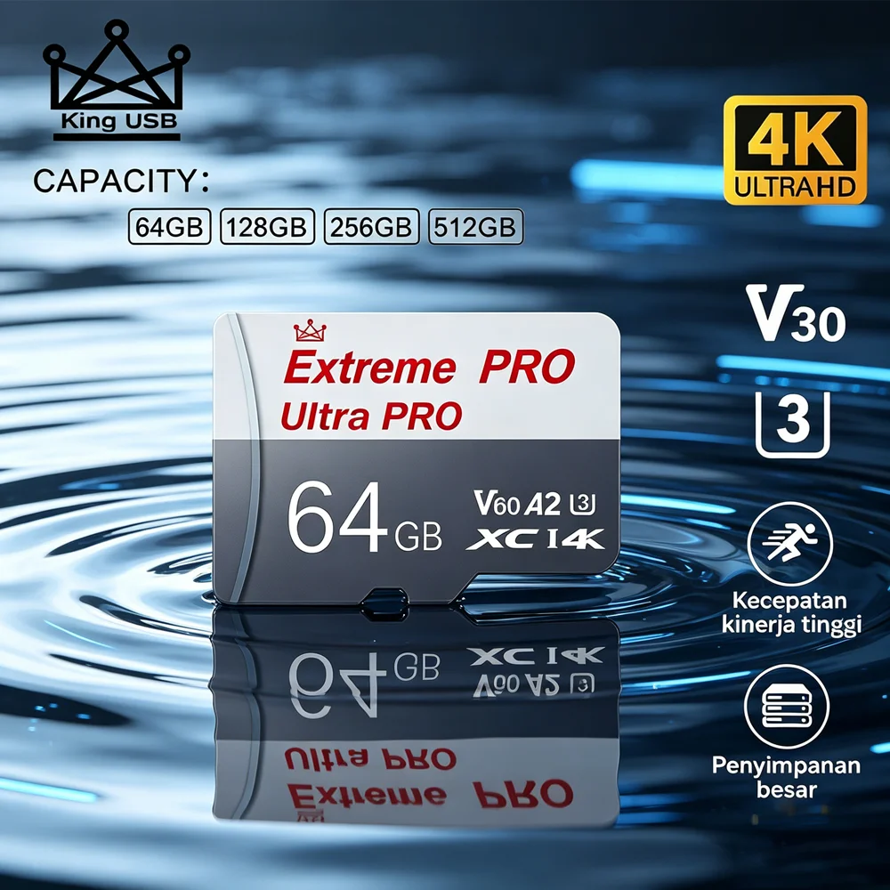 SD Card 128GB 256GB 512GB Micro TF SD Memory Card Class 10 UHS-I U3 V30 A2 Hot Sale For GoPro DJI Drone Smartphone 4K