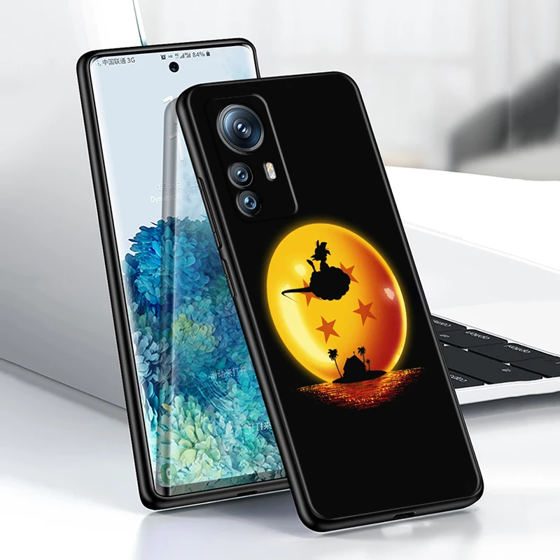 Anime D-Dragon Ball Z Logo Art For Xiaomi Mi 14 13T 13 12T 12 11T 11i 11 10T 10 Pro Lite Ultra 5G Black Cover Phone Case