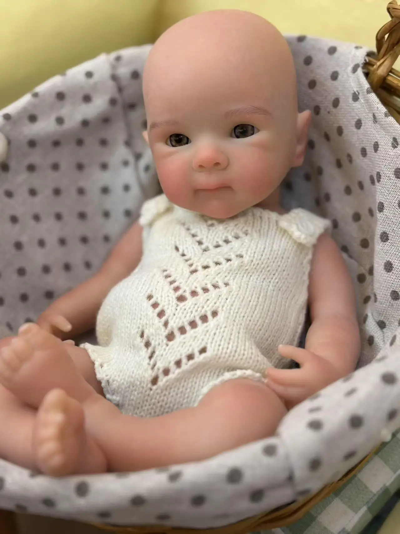 13 Inch Open Mouth Silicone Bettie Girl Handmade Reborn Doll with 2 Sets of Clothes Washable Collectible Muñecas Renascida Bebe