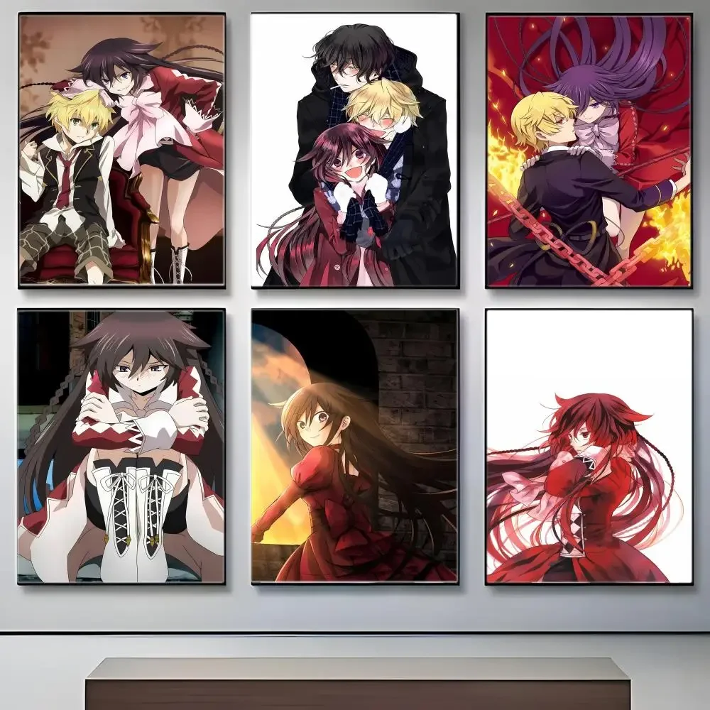Dark Gothic Fantasy Anime P-Pandora Hearts Poster Crease Free Waterproof Durable All Space Wall Decor